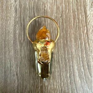 NWT Parker Thatch Yellow Quartz Citrine Charm